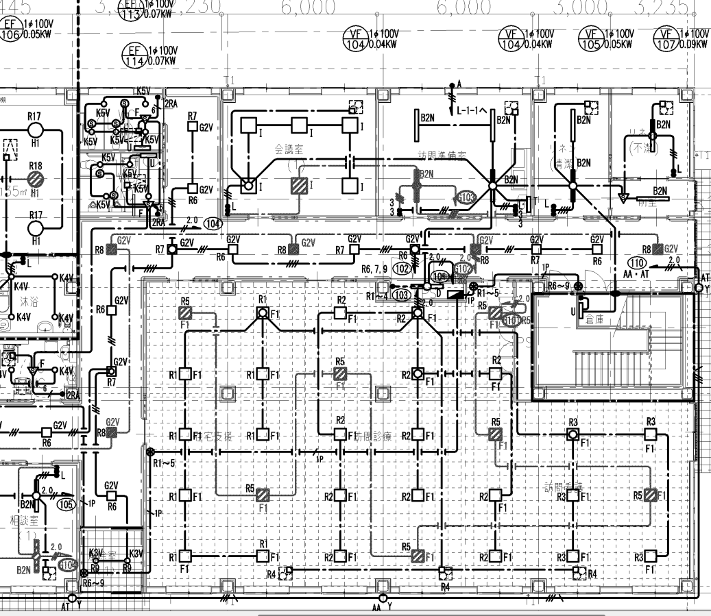 a bunch of wires are plugged into a switch box